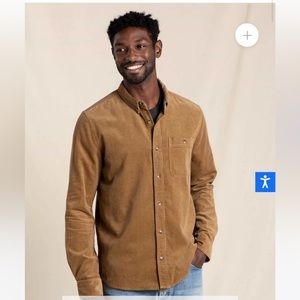 Toad & Co corduroy button up